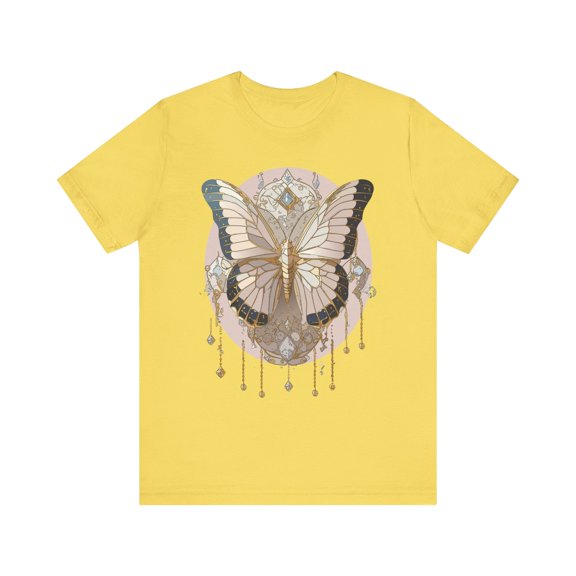 Butterfly Shirt, Shirt with Butterfly, Tee Shirt with Antique Butterfly