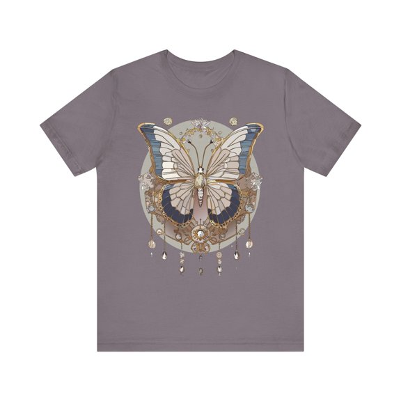 Butterfly Shirt, Shirt with Butterfly, Tee Shirt with Antique Butterfly