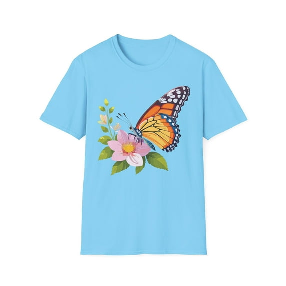 Butterfly Shirt, T Shirt with Butterfly, Monarch Shirt