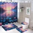 thumbnail image 1 of Butterfly Shower Curtain Sets with Rugs 4 Piece Rustic, 1 of 8