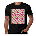 thumbnail image 1 of Butterfly Silhouette-Watercolor-Sea Green-Magenta Casual Streetwea Everyday Tshirt Comfortable Wear tee shirt, 1 of 6