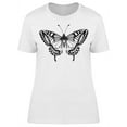 thumbnail image 1 of Butterfly Sketch Art T-Shirt Women -Image by Shutterstock, Female 3X-Large, 1 of 2