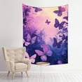 thumbnail image 1 of Butterfly Sky Fantasy Art Wall Tapestry, 100% Polyester, Soft Durable Fabric, Vivid Colors, 30 x 40 in Wall Hanging for Bedroom Living Room Dorm Decor, 1 of 5