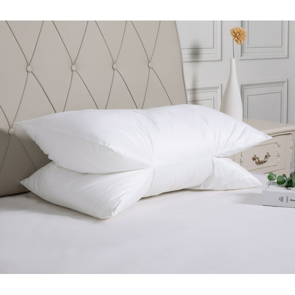 Butterfly Sleep Pillow Standard Firm Fill With Free 100% Cotton White Pillowcase