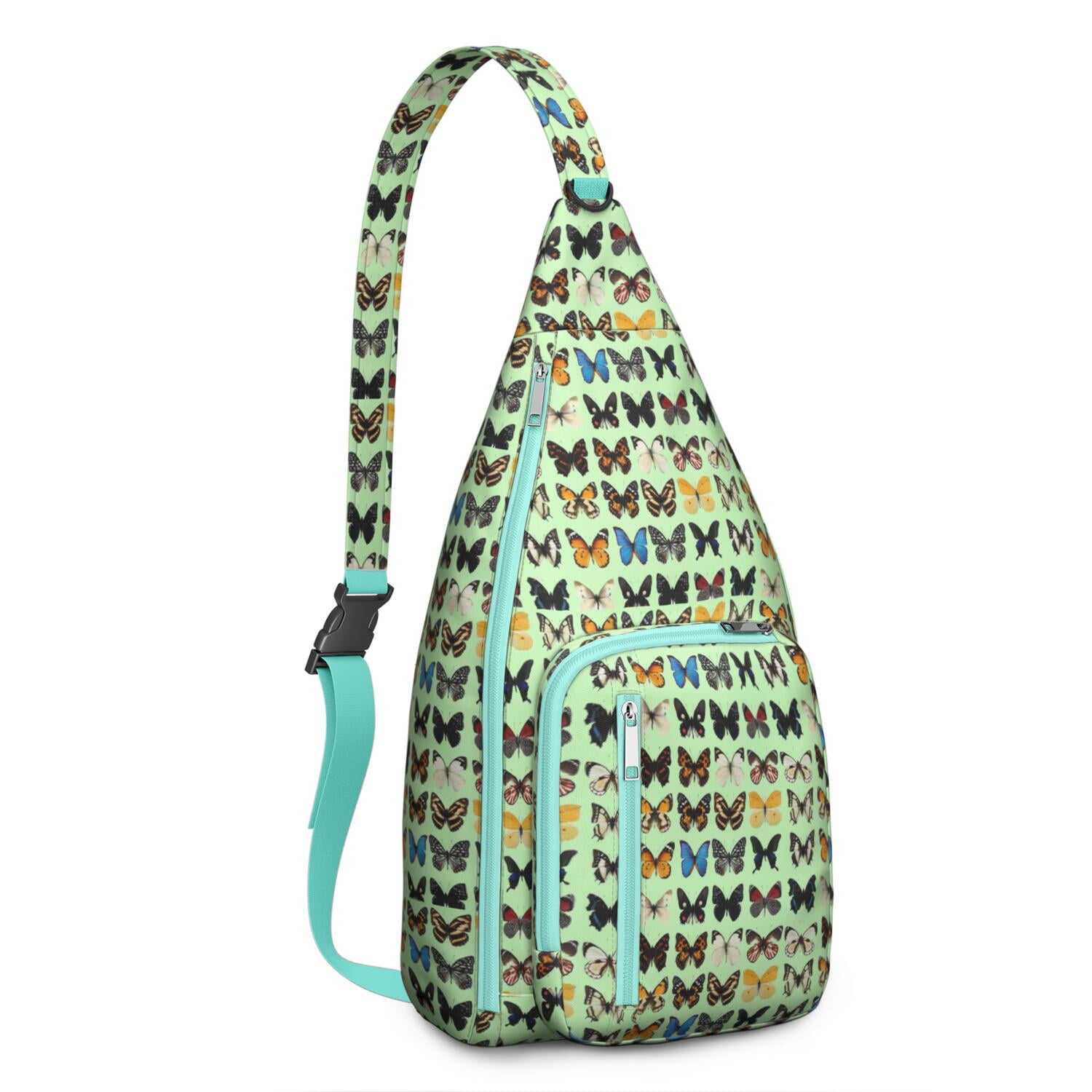 Butterfly Sling Backpack – Stylish Floral Crossbody Bag, Lightweight Shoulder Backpack for Travel, Hiking & Everyday Use