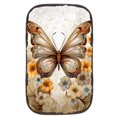 thumbnail image 1 of Butterfly Soft Furry Printed Car Armrest Mat Cover 12.5x8.2 Inch, 1 of 6