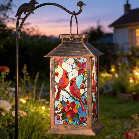 Butterfly Solar Lanterns Outdoor Waterproof Garden Decor,Hanging Solar Lights Bird Decorative,Mothers Day Gifts for Women Mom Birthday Gifts Ideas for Yard Patio Lawn Tabletop Landscape Walkway