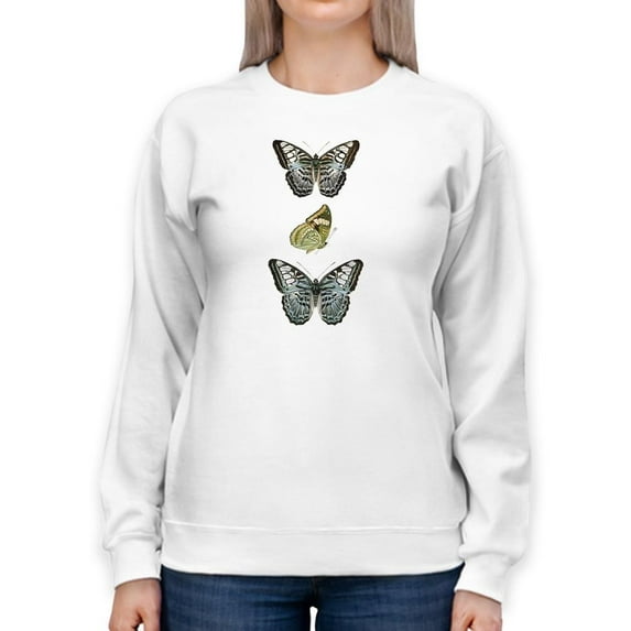 Butterfly Specimen I Sweatshirt Women -Vision Studio Designs, Female Medium