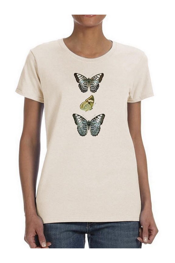 Butterfly Specimen I T-Shirt Women -Vision Studio Designs, Female Small