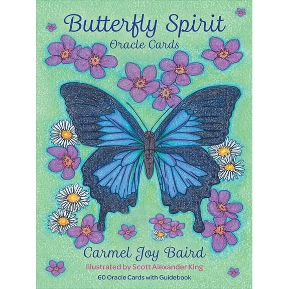 Butterfly Spirit Oracle Cards: 60 Oracle Cards with Guidebook, (Hardcover)