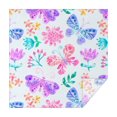 thumbnail image 1 of Butterfly Square Tablecloth 42x42in-Waterproof Polyester Printed Table Cover, Wrinkle Resistant & Washable for Kitchen Dining Picnic Party Decor, Buffet Table, Holiday Party, Dinner, Wedding, 1 of 6