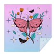 thumbnail image 1 of Butterfly Square Tablecloth 42x42in-Waterproof Polyester Printed Table Cover, Wrinkle Resistant & Washable for Kitchen Dining Picnic Party Decor, Buffet Table, Holiday Party, Dinner, Wedding, 1 of 6