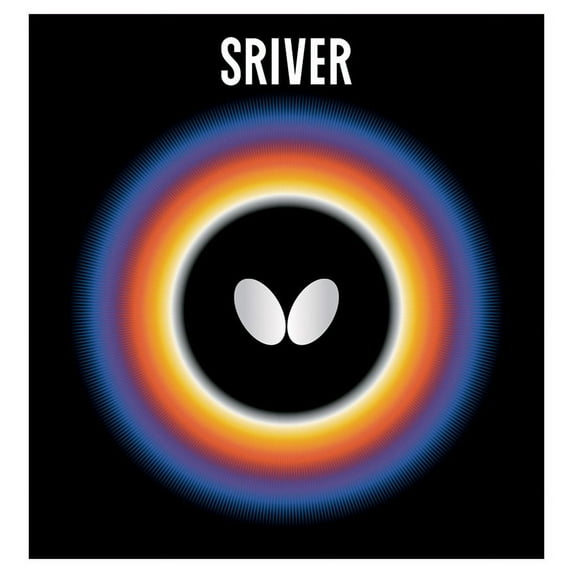Butterfly Sriver Table Tennis Rubber, 1.5 mm, Red