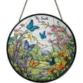 thumbnail image 1 of Butterfly Stained Glass Suncatcher for Window Hanging, Butterfly Home Decor Stained Glass Window Hanging, Glass Butterfly Ornament Suncatchers for Windows Hanging, 1 of 6