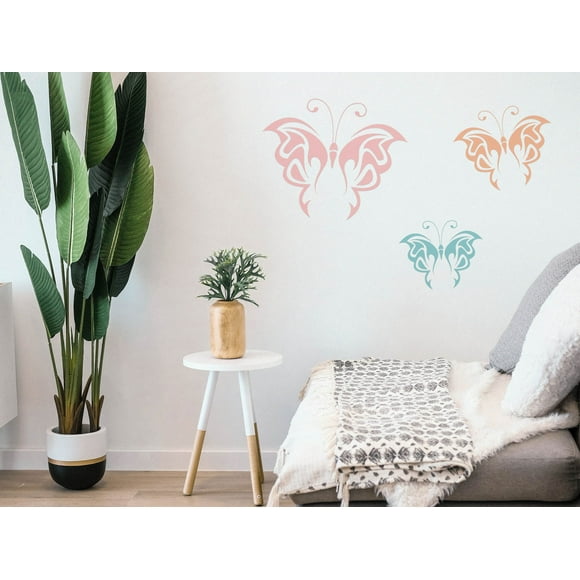 Butterfly Stencil - Art and Wall Stencil (6"x6")