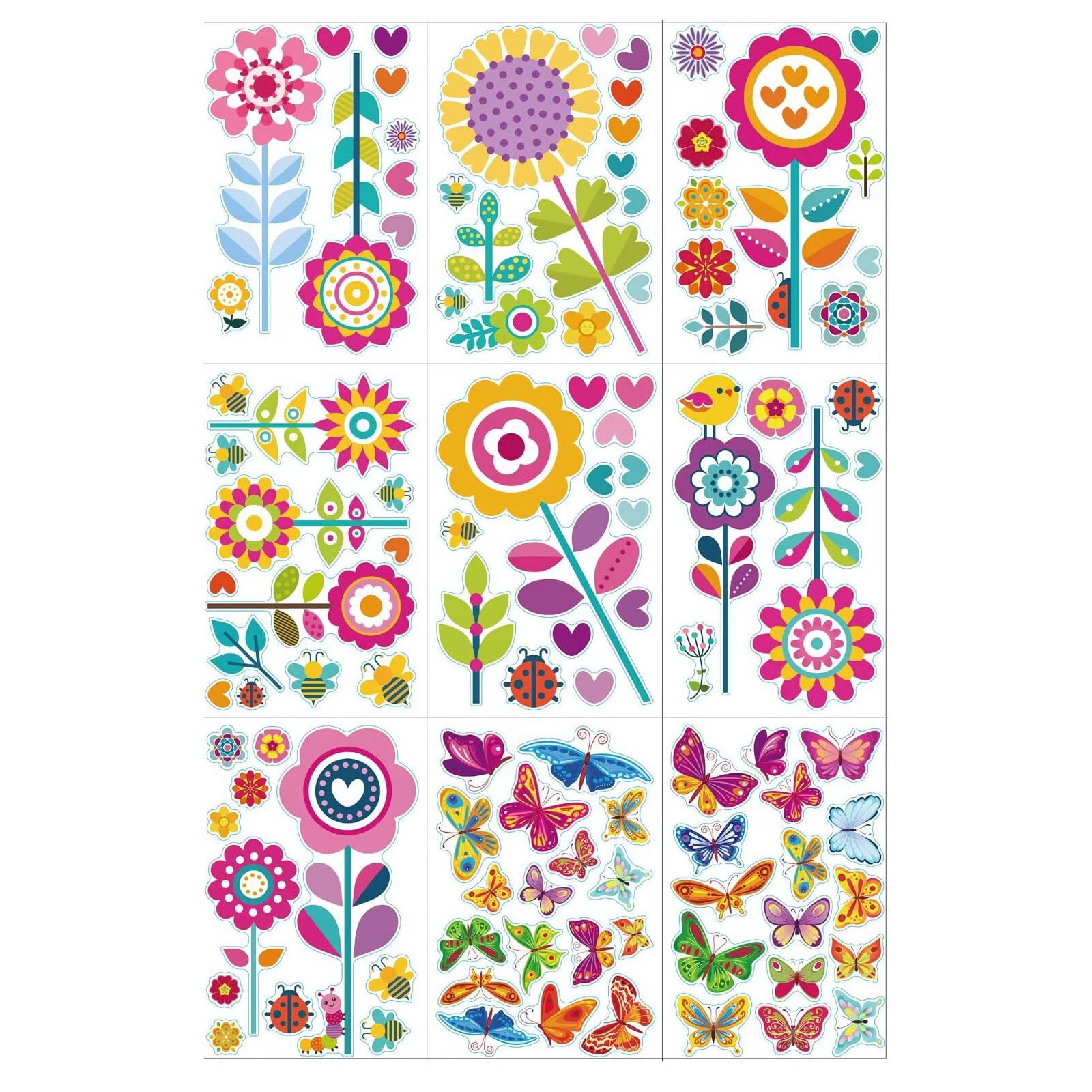 Butterfly Stickers,Spring Electrostatic Window Sticker Window Glass ...