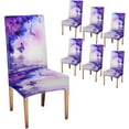 thumbnail image 1 of Butterfly Stretch Chair Covers for Dining Room 6 Pack,Printed Stretchable Dining Chair Slipcover Washable Removable for Kitchen Dining Room,Living Room,Hotel,Banquet,Party, 1 of 5