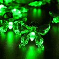 thumbnail image 1 of Butterfly String Lights, 9.5m 50LED Outdoor Solar Powered String Light 8Mode Indoor for Garden Home Wedding Party Christmas Lighting Decoration, 1 of 7