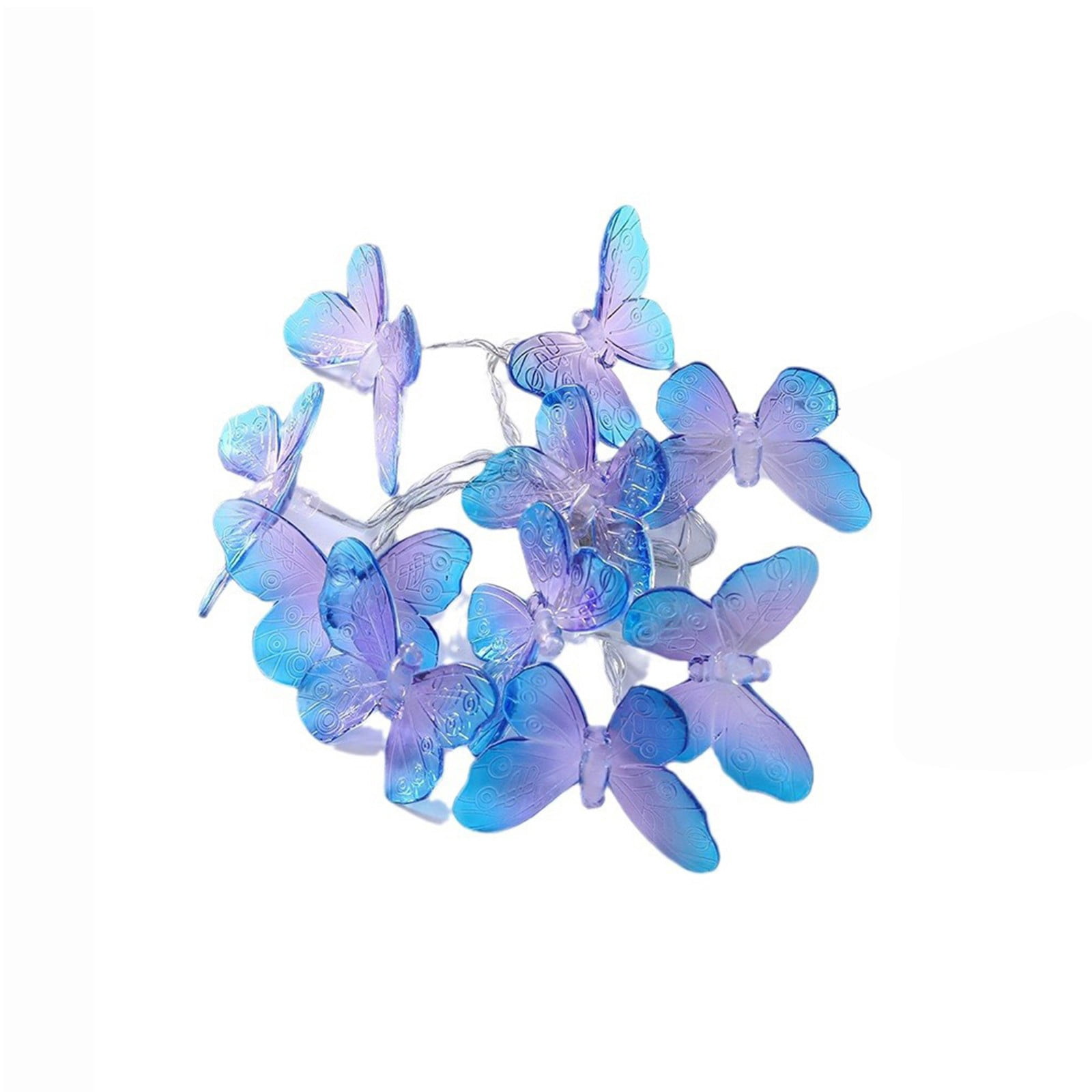 Butterfly String Lights 9.8 Ft, All-Weather Outdoor Decorative Lights ...