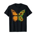 thumbnail image 1 of Butterfly Sunflower Cross Faith God Jesus Christian Women T-Shirt, 1 of 5