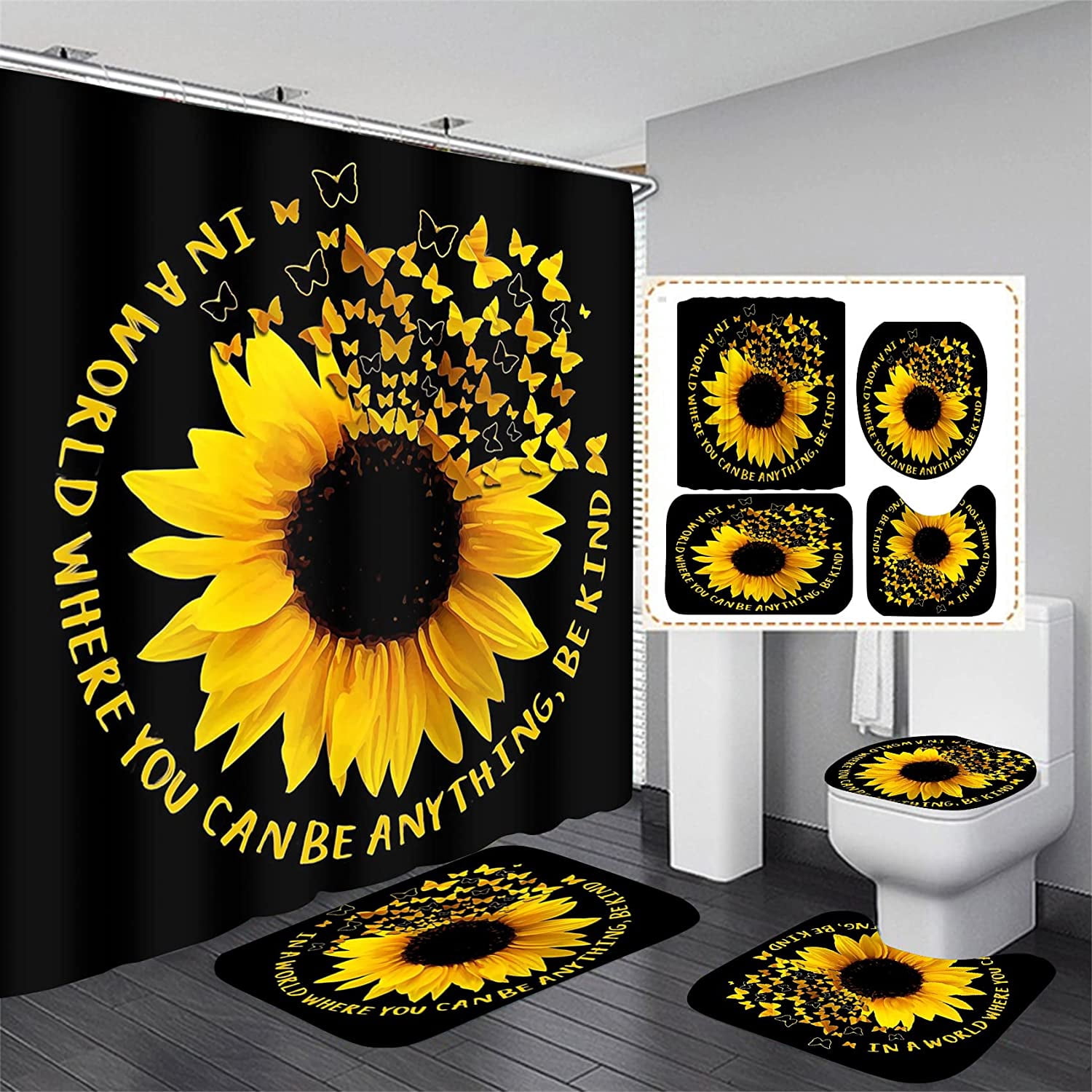 Sunflower Accessories For Bathroom