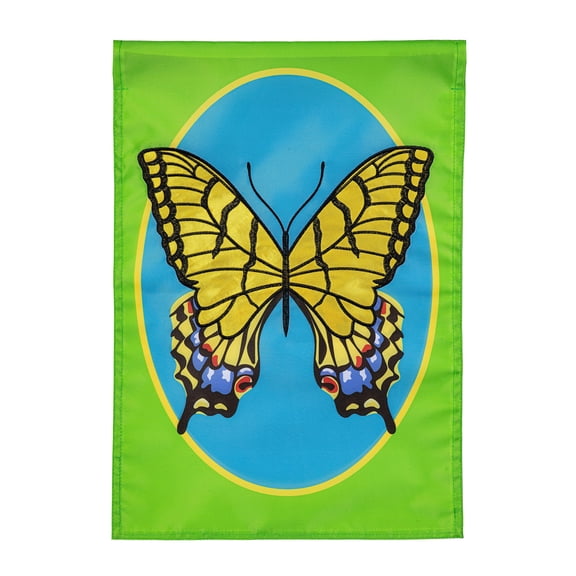 Butterfly Swallowtail Basic Applique Garden Flag