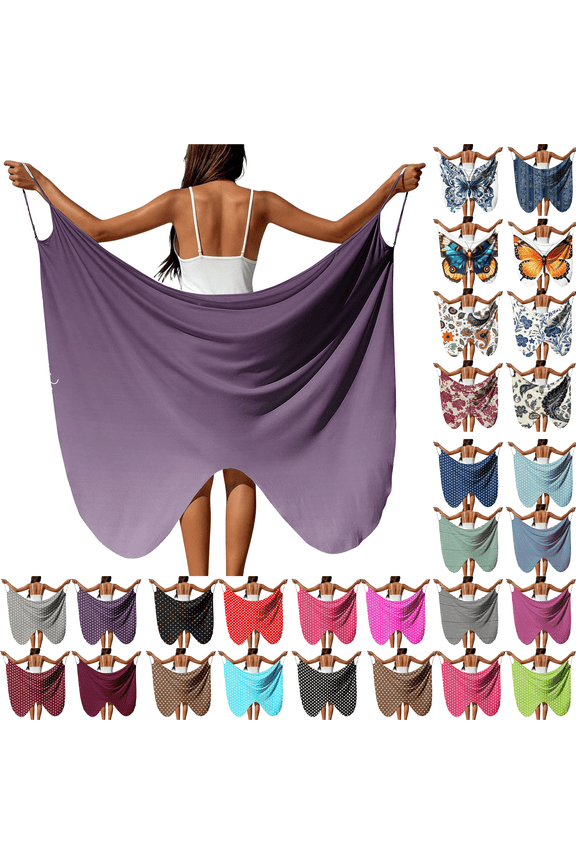 Butterfly Swimsuit Coverups for Women Trendy Adjustable Straps Backless Sarong Lightweight Printed Beach Cover up Wrap Dress,Sizes S-5XL