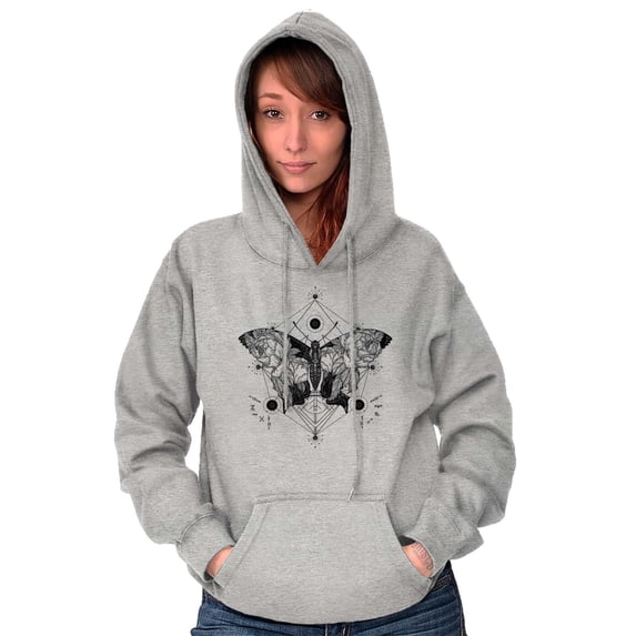 Butterfly Symbolism Spirit Animal Hoodie Sweatshirt Women Brisco Brands M