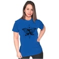 thumbnail image 1 of Butterfly Symbolism Spirit Animal Womens Slim Fit Graphic Tee Brisco Brands S, 1 of 5