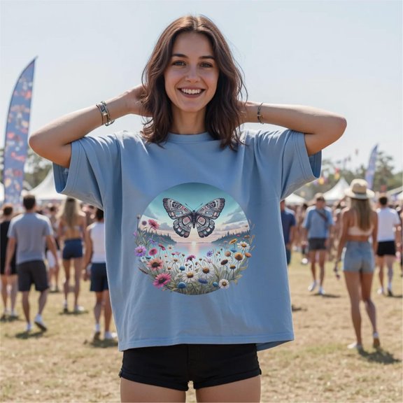 Butterfly T-Shirt First Nations Inspired Formline Alaska Aesthetic 1717 Gift For Her Mother's Day Gift For Mom Tribal