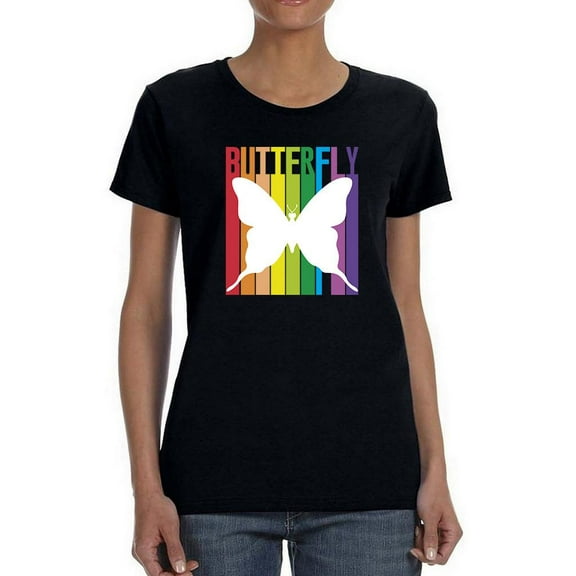 Butterfly. T-Shirt Women -Smartprints Designs, Female Large