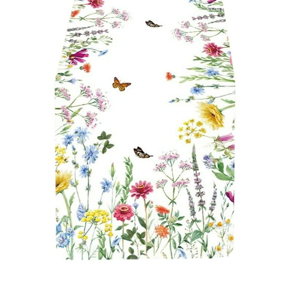 Butterfly Table Runner Beach Holiday Party Decoration Clothes Kitchen Dining Home Decoration Covers