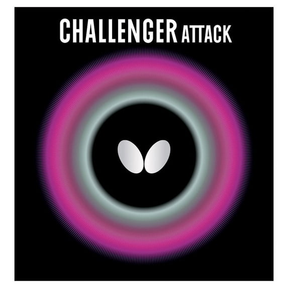 Butterfly Table Tennis Rubber - Challenger-Attack 1.5 Red
