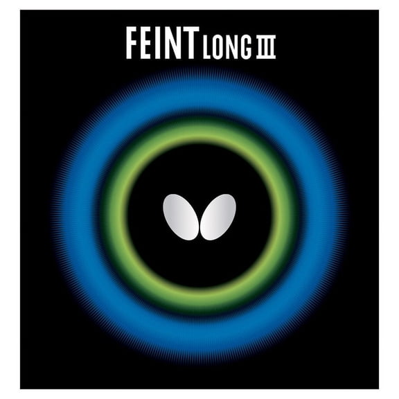 Butterfly Table Tennis Rubber - Feint Long III 1.3 Black