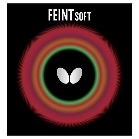 Butterfly Table Tennis Rubber - Feint Soft 1.5 Red