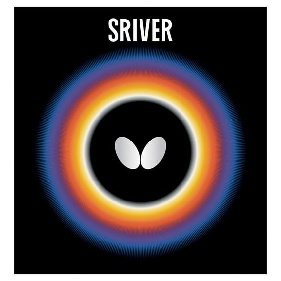 Butterfly Table Tennis Rubber - Sriver 2.1 Red
