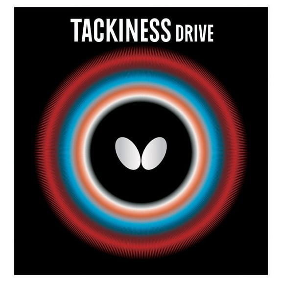 Butterfly Table Tennis Rubber - Tackiness Drive 1.9 Black
