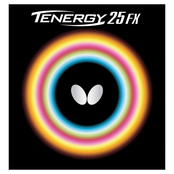 Butterfly Table Tennis Rubber - Tenergy 25 FX 2.1 Red