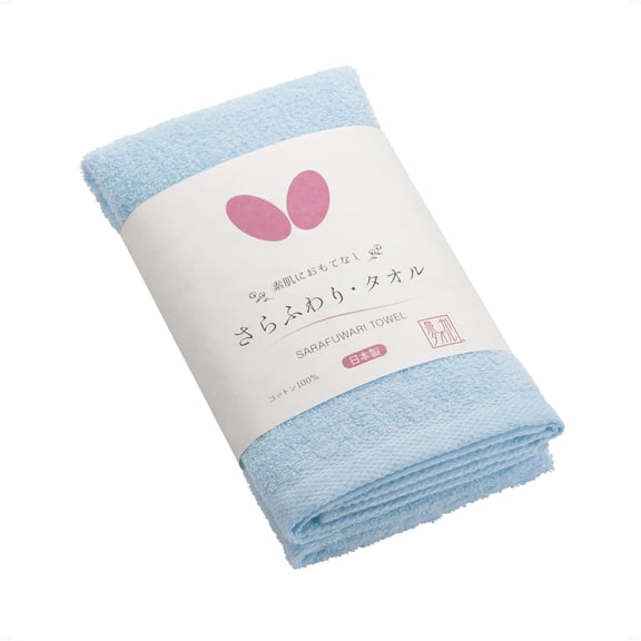 Butterfly Sarafuwari Towel Light Blue