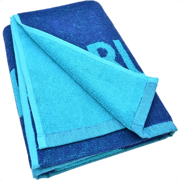Butterfly Taoru Towel Blue