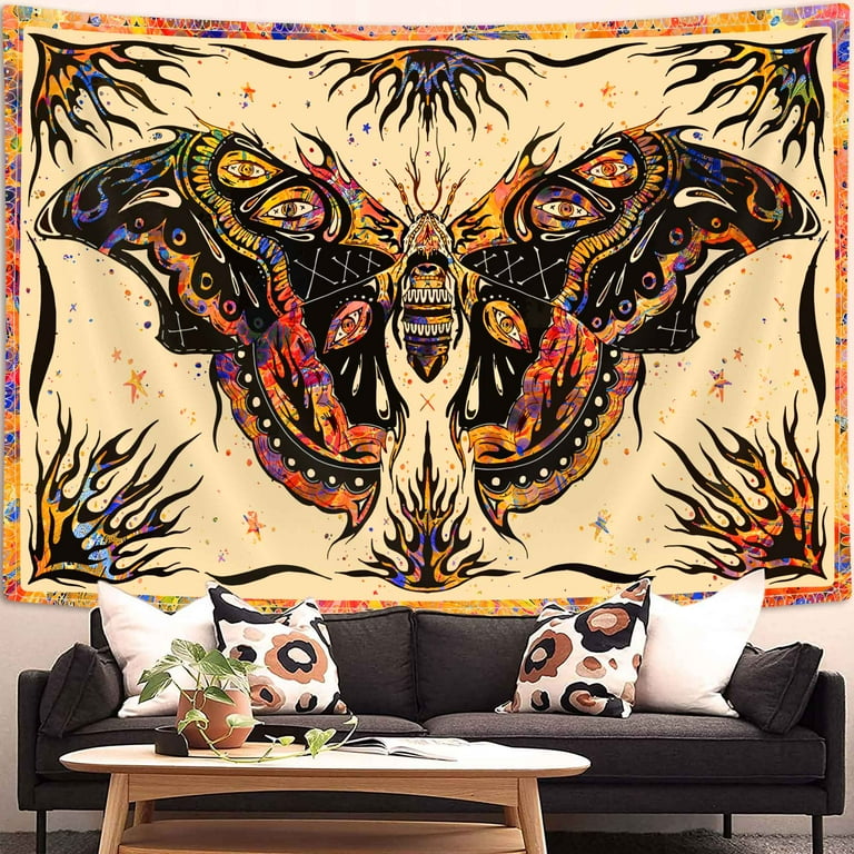 Butterfly Tapestry Boho Tapestry for Bedroom Aesthetic Cool Hippie Small Tapestries for Living Room Dorm Decor 60X40 Inches Walmart