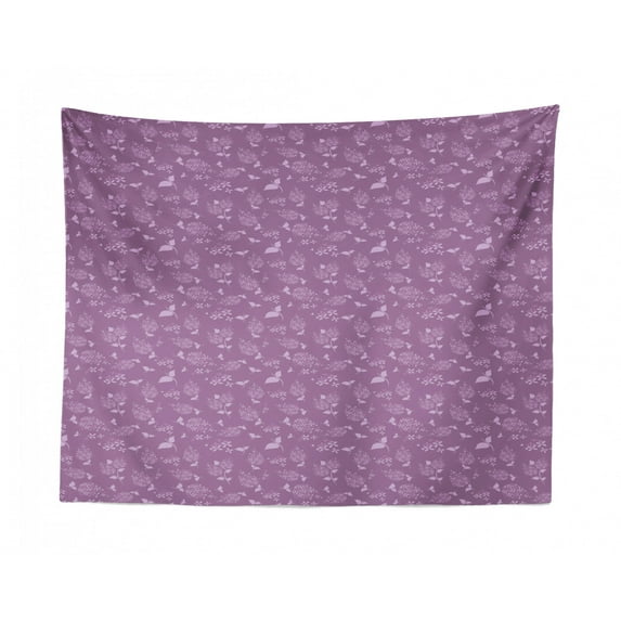 Butterfly Tapestry, Vivid Insects Pattern in Gradient Color Change Style Summer Fantasy Design Print, Fabric Wall Hanging Decor for Bedroom Living Room Dorm, 2 Sizes, Multicolor, by Ambesonne