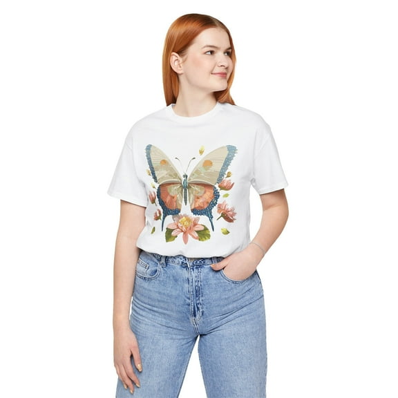 Butterfly Tee Shirt, Shirt with Butterfly