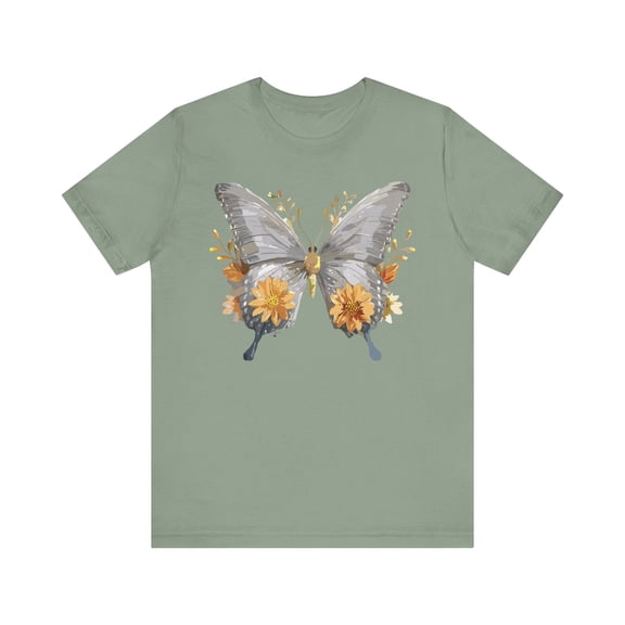 Butterfly Tee Shirt, Shirt with Butterfly