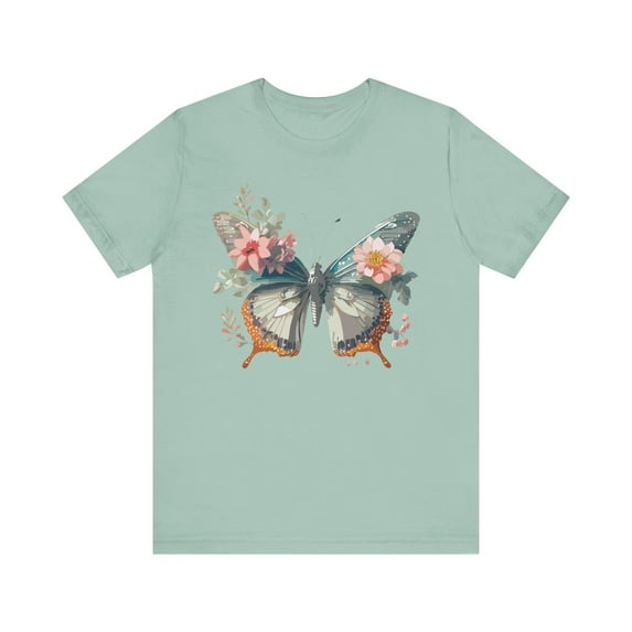 Butterfly Tee Shirt, Shirt with Butterfly