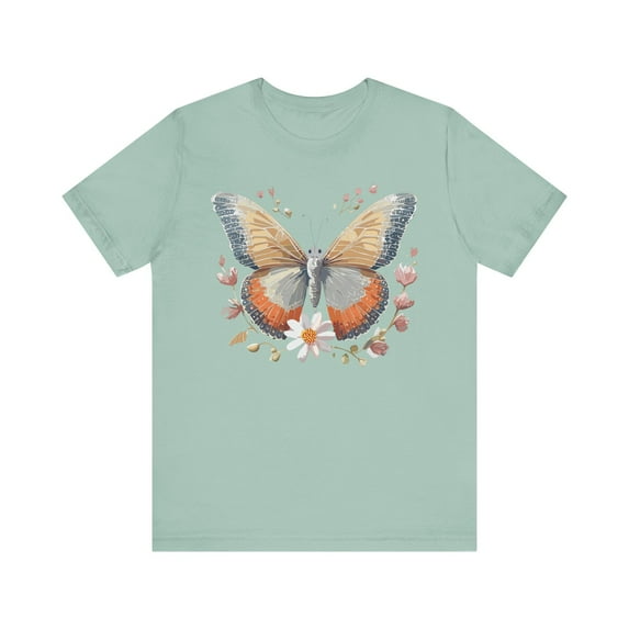 Butterfly Tee Shirt, Shirt with Butterfly