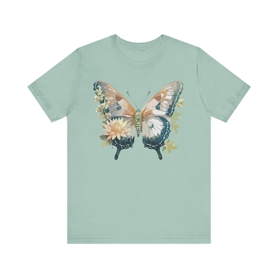 Butterfly Tee Shirt, Shirt with Butterfly