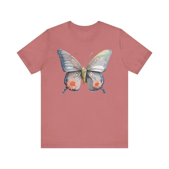 Butterfly Tee Shirt, Shirt with Butterfly