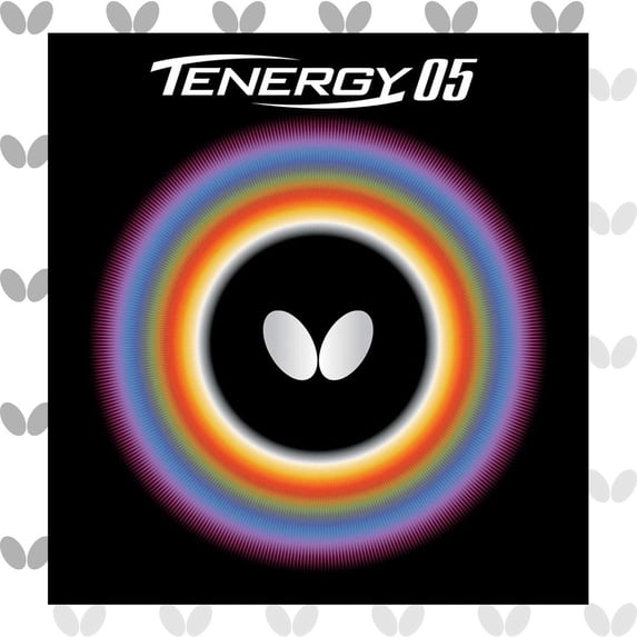 Butterfly Tenergy 05 Table Tennis Rubber | 1.7, 1.9, or 2.1 mm | Red or Black | 1 Sheet | Professional Table Tennis Rubber