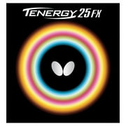 Butterfly Tenergy 25 FX Table Tennis Rubber, 2.1 mm, Black